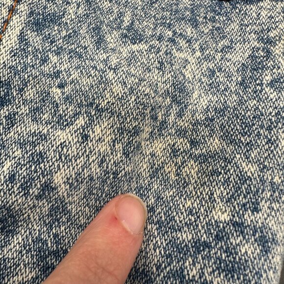 Vintage Denim Tote Blue Acid Wash 1980s Shane Purse Shoulder Bag Retro Fashion - Picture 6 of 12